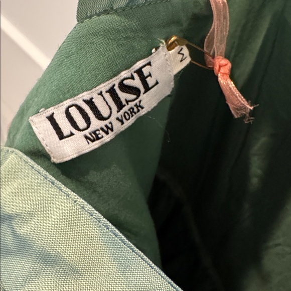 Louise New York Marie Dress Sage Green NWT Medium $489 **see notes - Picture 8 of 15